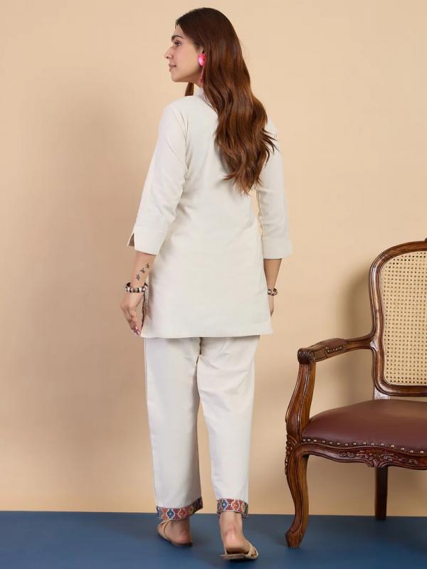 VP 9833 O Women's Designer Kurta Pant Set Premium Pattern
